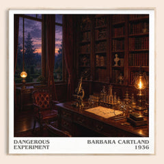 Dangerous Experiment Literary Art Print by Barbara Cartland – image 1