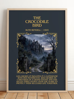 The Crocodile Bird Minimalist Book Poster by Ruth Rendell – image 2