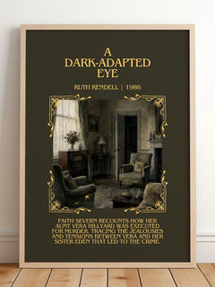 A Dark-Adapted Eye Minimalist Book Poster by Ruth Rendell – image 2
