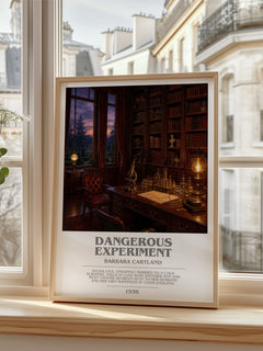 Dangerous Experiment Bookish Wall Art by Barbara Cartland – image 2