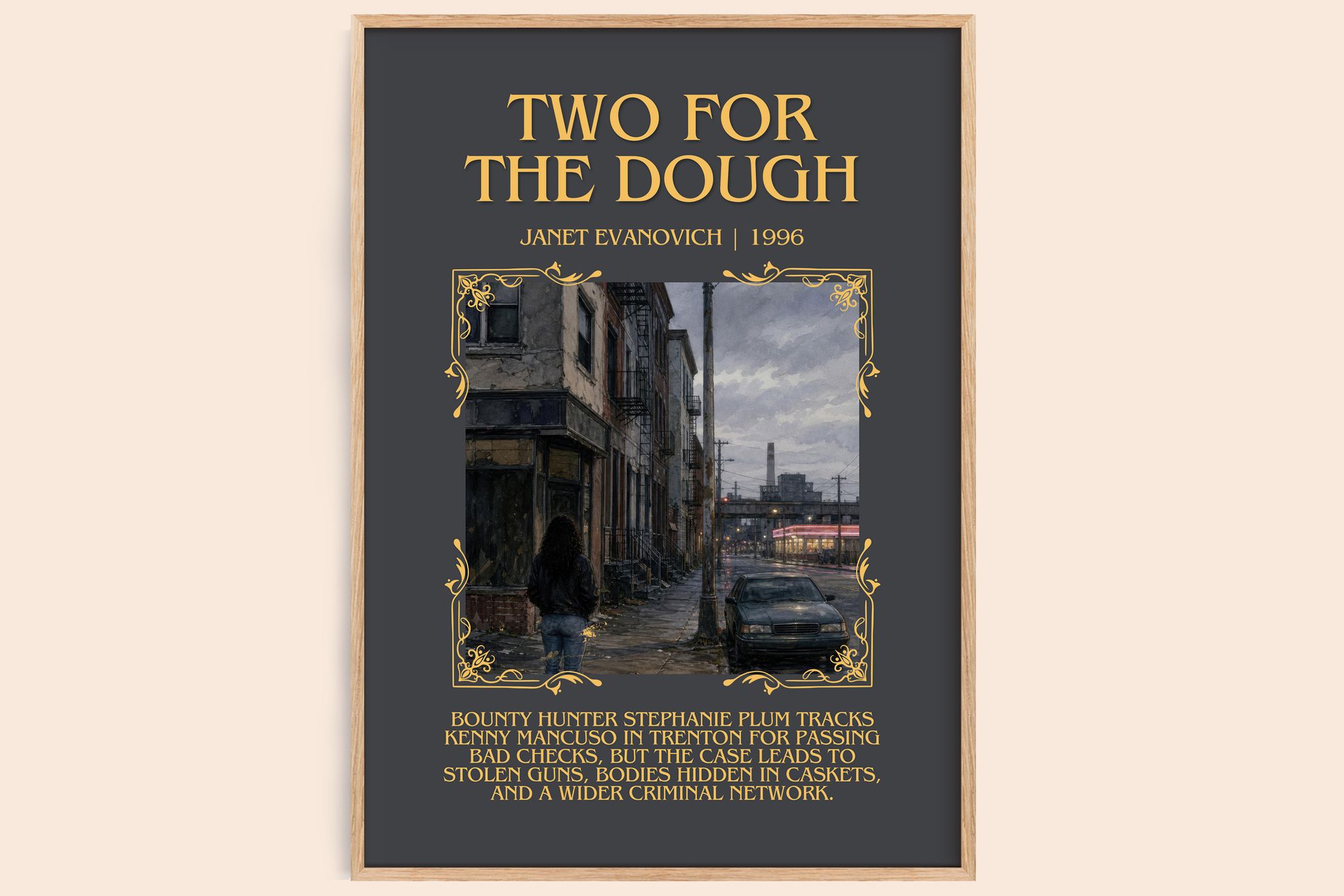 Two for the Dough Minimalist Book Poster by Janet Evanovich