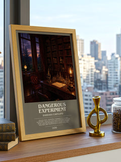Dangerous Experiment Bookish Wall Art by Barbara Cartland – image 3