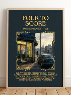 Four to Score Minimalist Book Poster by Janet Evanovich – image 2