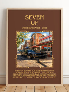 Seven Up Minimalist Book Poster by Janet Evanovich – image 2