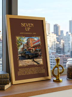 Seven Up Minimalist Book Poster by Janet Evanovich – image 3