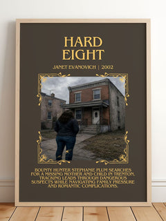 Hard Eight Minimalist Book Poster by Janet Evanovich – image 2