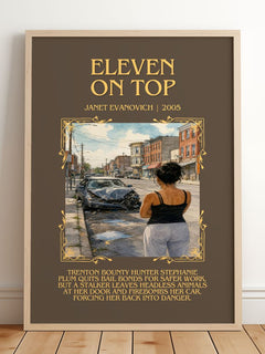 Eleven on Top Minimalist Book Poster by Janet Evanovich – image 2