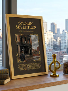 Smokin' Seventeen Minimalist Book Poster by Janet Evanovich – image 3