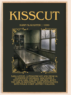 Kisscut Minimalist Book Poster by Karin Slaughter – image 1