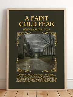 A Faint Cold Fear Minimalist Book Poster by Karin Slaughter – image 2