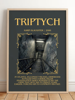 Triptych Minimalist Book Poster by Karin Slaughter – image 2