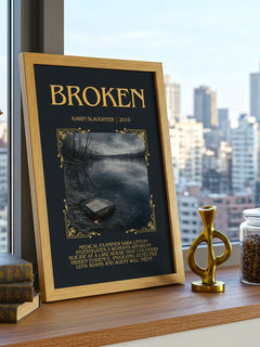 Broken Minimalist Book Poster by Karin Slaughter – image 3