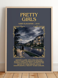 Pretty Girls Minimalist Book Poster by Karin Slaughter – image 2