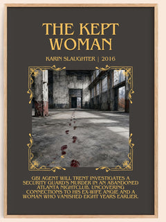 The Kept Woman Minimalist Book Poster by Karin Slaughter – image 1