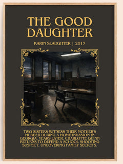 The Good Daughter Minimalist Book Poster by Karin Slaughter – image 1