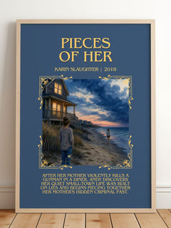 Pieces of Her Minimalist Book Poster by Karin Slaughter – image 2