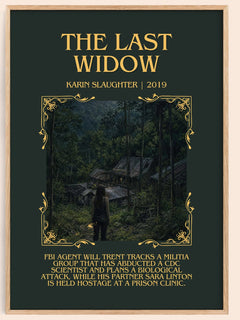 The Last Widow Minimalist Book Poster by Karin Slaughter – image 1