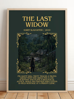 The Last Widow Minimalist Book Poster by Karin Slaughter – image 2