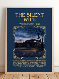 The Silent Wife Minimalist Book Poster by Karin Slaughter – image 2