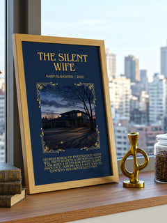 The Silent Wife Minimalist Book Poster by Karin Slaughter – image 3