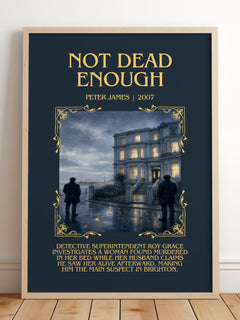 Not Dead Enough Minimalist Book Poster by Peter James – image 2