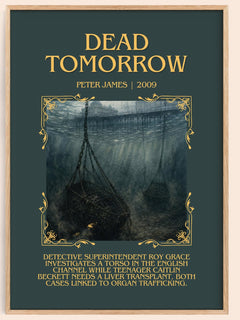 Dead Tomorrow Minimalist Book Poster by Peter James – image 1