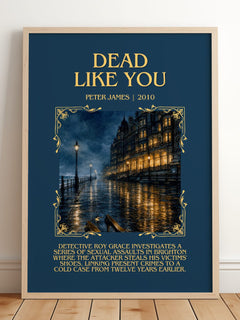 Dead Like You Minimalist Book Poster by Peter James – image 2