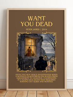 Want You Dead Minimalist Book Poster by Peter James – image 2