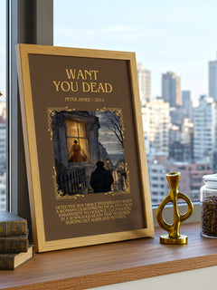 Want You Dead Minimalist Book Poster by Peter James – image 3