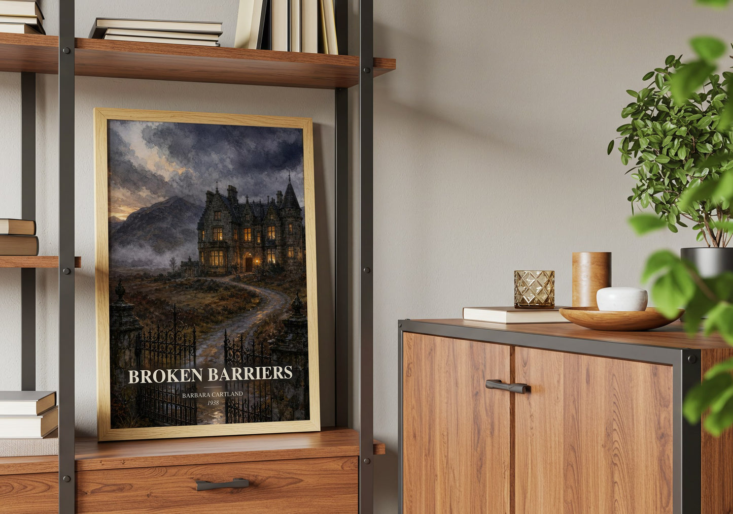 Broken Barriers book watercolour illustration paper finish options – matte satin gloss