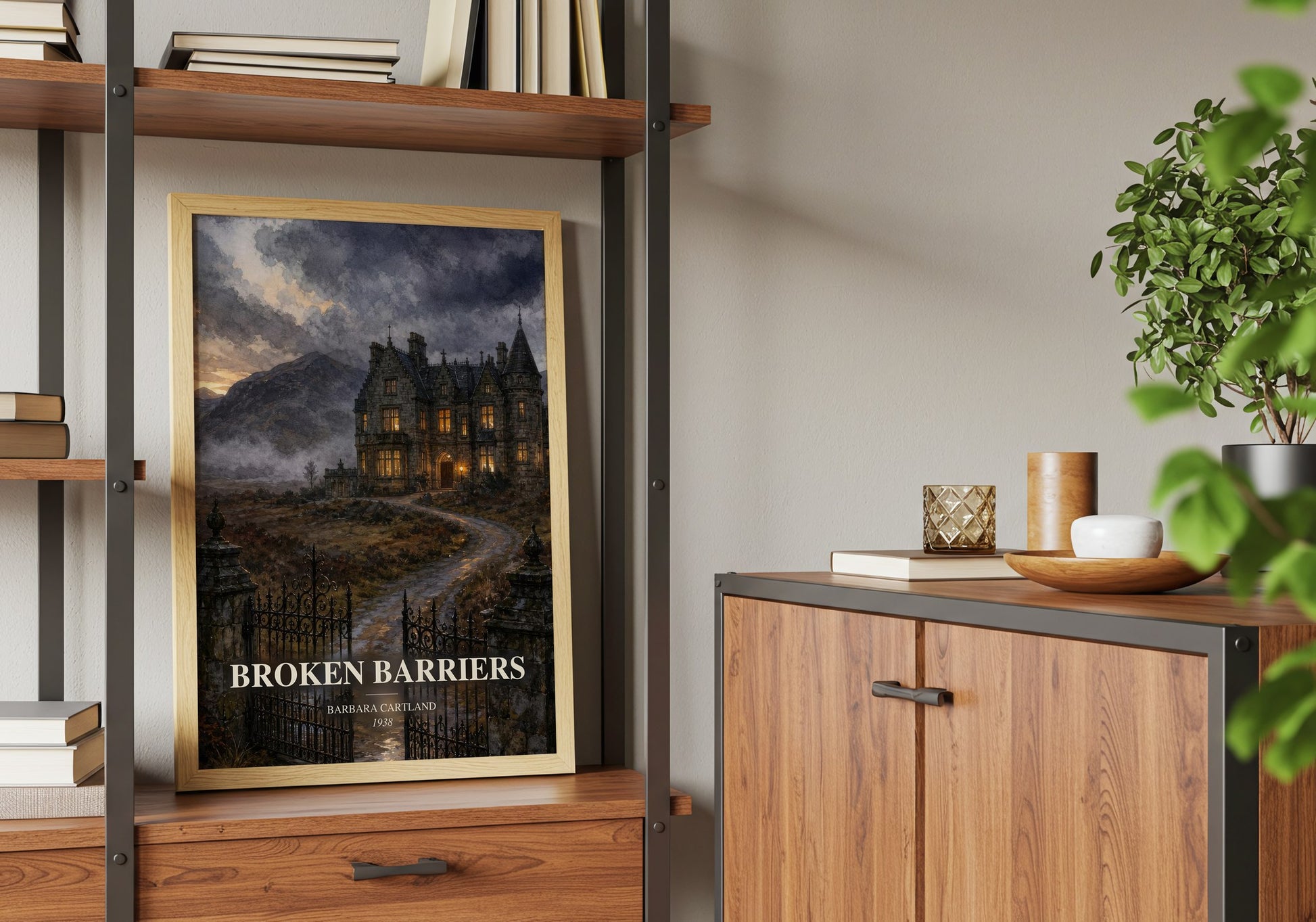 Broken Barriers book watercolour illustration paper finish options – matte satin gloss
