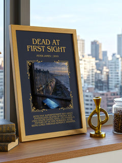 Dead at First Sight Minimalist Book Poster by Peter James – image 3