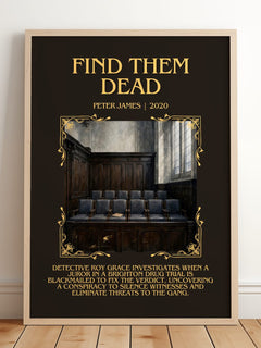 Find Them Dead Minimalist Book Poster by Peter James – image 2