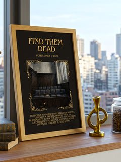 Find Them Dead Minimalist Book Poster by Peter James – image 3