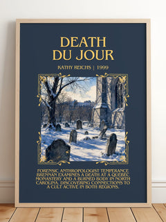 Death du Jour Minimalist Book Poster by Kathy Reichs – image 2