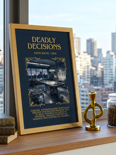 Deadly Décisions Minimalist Book Poster by Kathy Reichs – image 3