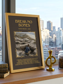 Break No Bones Minimalist Book Poster by Kathy Reichs – image 3