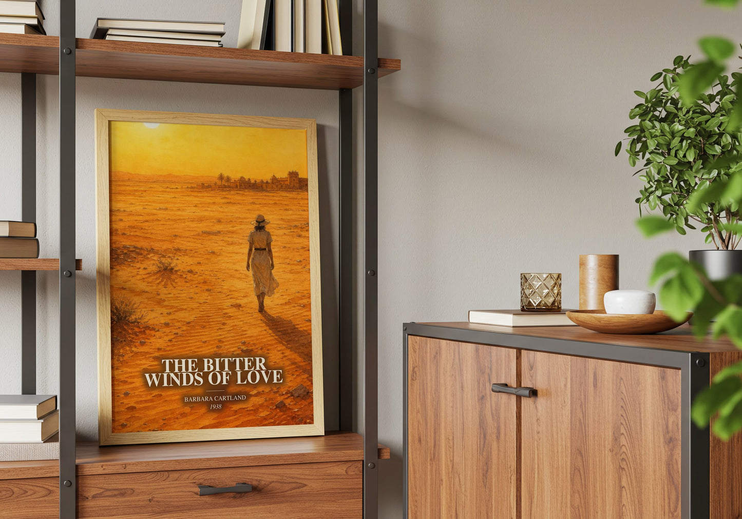 The Bitter Winds Of Love book watercolour illustration paper finish options – matte satin gloss
