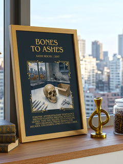 Bones to Ashes Minimalist Book Poster by Kathy Reichs – image 3