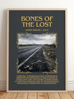 Bones of the Lost Minimalist Book Poster by Kathy Reichs – image 2