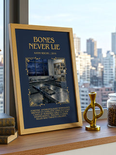 Bones Never Lie Minimalist Book Poster by Kathy Reichs – image 3