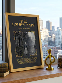 The Unlikely Spy Minimalist Book Poster by Daniel Silva – image 3