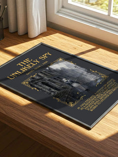 The Unlikely Spy Minimalist Book Poster by Daniel Silva – image 4