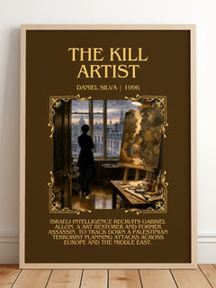 The Kill Artist Minimalist Book Poster by Daniel Silva – image 2