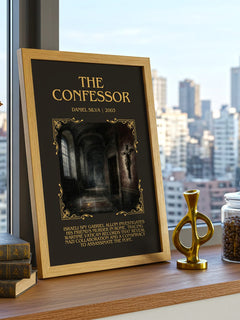 The Confessor Minimalist Book Poster by Daniel Silva – image 3