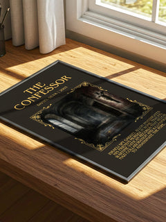 The Confessor Minimalist Book Poster by Daniel Silva – image 4