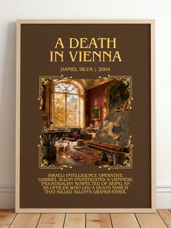 A Death in Vienna Minimalist Book Poster by Daniel Silva – image 2