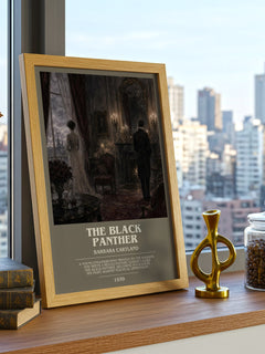 The Black Panther Bookish Wall Art by Barbara Cartland – image 3