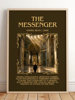 The Messenger Minimalist Book Poster by Daniel Silva – image 2