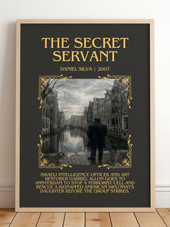 The Secret Servant Minimalist Book Poster by Daniel Silva – image 2